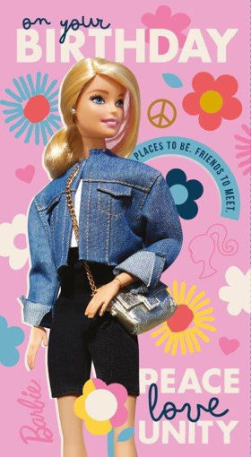 Picture of BARBIE FOLD OUT BIRTHDAY CARD